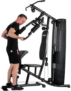 Virtufit Atlas jednostanowiskowy KH100 z prasą do nóg i stosami 67,5 kg 14