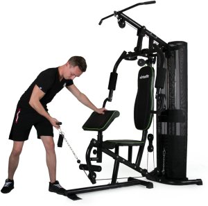 Virtufit Atlas jednostanowiskowy KH100 z prasą do nóg i stosami 67,5 kg 15
