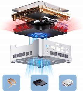 NiPoGi Hyper H2 Mini PC W-11 Pro Intel Core i9-11900H 4,9GHz 32GB DDR4 1TB 4