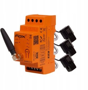Zestaw monitor licznik zużycia energii WI-MEF-3-40A Wi-Fi + zabezpieczenie LK-BZ-3 5