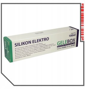 Elektro-Plast Silikon Elektro ELESIL 20kV/mm przezroczysty 100ml GELEBOX 2
