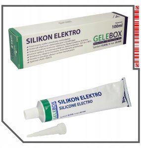 Elektro-Plast Silikon Elektro ELESIL 20kV/mm przezroczysty 100ml GELEBOX 5