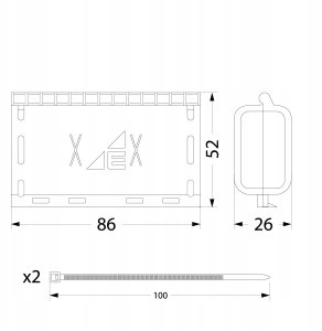 Elektro-Plast Mufa z żelem MZGEL86 86x52x28mm GELEBOX IPX8 0.6/1kV 3
