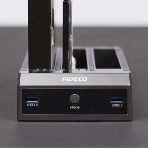 Stacja dokująca Fideco Stacja Dokująca Klonująca Dysków HDD SSD 2x USB 6