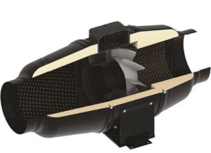 Wentylator kanałowy fi 125 230V 30W 340m3/h 28dB izolowanej akustycznie obudowie TTSILENTM-125 2