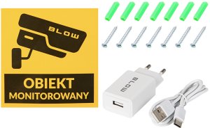 Blow 78-667# Kamera 4g ptz 3mp h-393 v2 słoneczna z akumulatorem 23