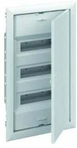 Rozdzielnica modułowa podtynkowa UK600 3x12 36M IP30 63A II klasa drzwi stalowe N+PE śrub.UK636E3 2CPX077842R9999 2