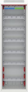 Rozdzielnica modułowa natynkowa hermetyczna stalowa ComfortLineCA 6x12 72M IP44 125A II klasa drzwi pełne N+PE Quick CA16V 2CPX0 2