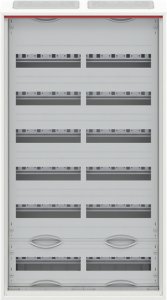 Rozdzielnica modułowa natynkowa hermetyczna stalowa ComfortLineCA 6x24 144M IP44 125A II klasa drzwi pełne N+PE Quick CA26V 2CPX 2