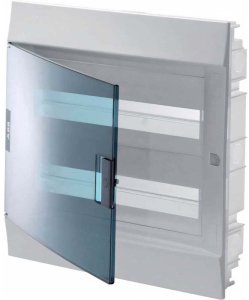 Rozdzielnica modułowa podtynkowa Mistral41F 2x18 36M IP41 125A II klasa drzwi transparentne N+PE śrub. 41A18X22A 1SLM004101A1206 2