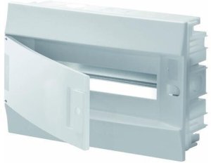 Rozdzielnica modułowa podtynkowa Mistral41F 1x18 18M IP41 125A II klasa drzwi pełne N+PE śrubowe 41A18X11A 1SLM004102A1104 2