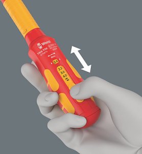 Wera Rękojeść dynamometryczna 2,4-4 Nm izolowana Safe-Torque 7508 Kraftform SPEED 6