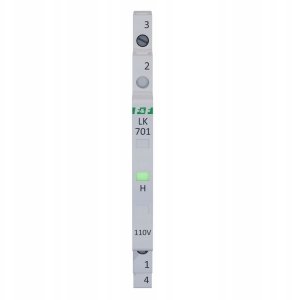 FF Lampka modułowa jednofazowa zielony 110V AC 1/2 modułu LK-701G-110 3