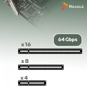 Reagle ADAPTER DYSKU SSD M.2 KARTA PRZEJŚCIÓWKA PCIe 4.0 X4 64Gbps 2w1 NVME SATA 6