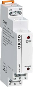 Orno 1 modułowy przekaźnik kontroli poziomu wody dla 1 zbiornika 24-240VAC/DC, OR-PZ-465 7