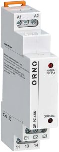 Orno 1 modułowy przekaźnik kontroli poziomu wody dla 1 zbiornika 24-240VAC/DC, OR-PZ-465 78