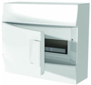 Rozdzielnica modułowa natynkowa Mistral41W 1x12 12M IP41 63A II klasa drzwi pełne N+PE śrubowe 41P12X11A 1SLM004102A3103 3