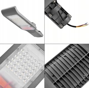 Bemko Oprawa, lampa uliczna LED JAZMIN 150W 20250lm 4000K IP65 jasnoszara barwa NW biała neutralna czujnik zmierzchu 2