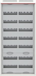 Rozdzielnica modułowa natynkowa hermetyczna stalowa ComfortLineCA 7x24 168M IP44 125A II klasa drzwi pełne N+PE Quick CA27V 2CPX 2