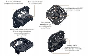 Legrand Niloe Step Gniazdo 2p+z IP44, zaciski automatyczne, z przesłoną - kolor biały 863136B 6