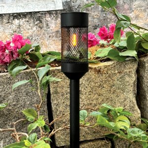 TelForceOne Forever Light Lampa solarna LED SUNARI FLS-15 Słupek stalowy czarny 2