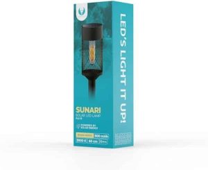 TelForceOne Forever Light Lampa solarna LED SUNARI FLS-15 Słupek stalowy czarny 3