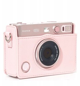 Pokrowiec LoveInstant Etui Pokrowiec Futerał Case Osłona Torba Do Fujifilm Instax Mini Evo / Różowy / Poziomy 5