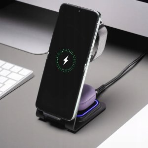 Ładowarka ForCell Ładowarka 3w1 F-Energy Simply Charge do Apple/Samsung szara 10