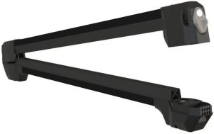 HAKR Aluminiowy uchwyt na 4 pary nart czarny Bagażnik HR-5540 Uniwersalny 2