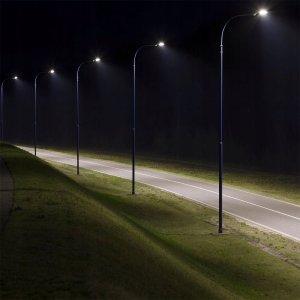 VTAC Oprawa Uliczna LED 150W 17220lm 6500K Diody IP65 Szara 5 Lat Gwarancji Regulowany uchwyt 2120429 3