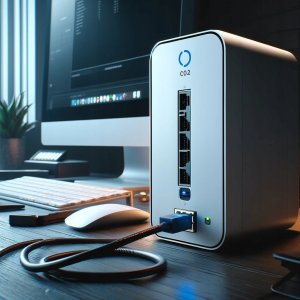 CO2 PRZEJŚCIÓWKA USB-C ETHERNET ADAPTER KARTA SIECIOWA LAN GIGABIT RJ45 2500 MB 7