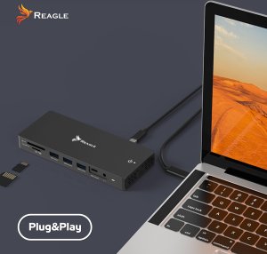 Stacja/replikator Triton REAGLE USB-C (RHUB93C) 10
