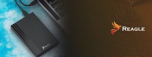 OBUDOWA DYSKU SSD HDD 2,5" KIESZEŃ NA DYSK SATA USB-C 3.2 5Gbps TRIM UASP REAGLE 2