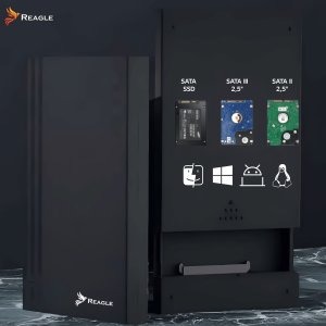 OBUDOWA DYSKU SSD HDD 2,5" KIESZEŃ NA DYSK SATA USB-C 3.2 5Gbps TRIM UASP REAGLE 4
