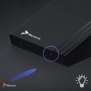 OBUDOWA DYSKU SSD HDD 2,5" KIESZEŃ NA DYSK SATA USB-C 3.2 5Gbps TRIM UASP REAGLE 8