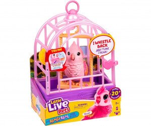 Moose Little Live Pets 26692 Mówiący ptaszek z klatką 7