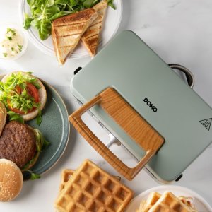 Opiekacz Domo DO9276C Opiekacz do kanapek 3w1 wymienne płyty grill gofry tosty 8