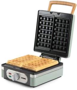 Gofrownica Domo Gofrownica 1400W, 2 duże gofry, regulacja temperatury 3