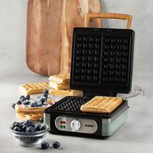 Gofrownica Domo Gofrownica 1400W, 2 duże gofry, regulacja temperatury 7