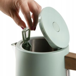 Czajnik Domo Elegancki czajnik 1.7L, 2200W, Matt Green, filtr 15