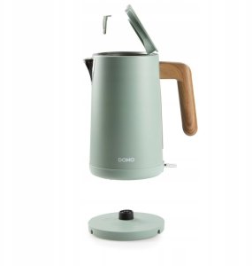 Czajnik Domo Elegancki czajnik 1.7L, 2200W, Matt Green, filtr 8