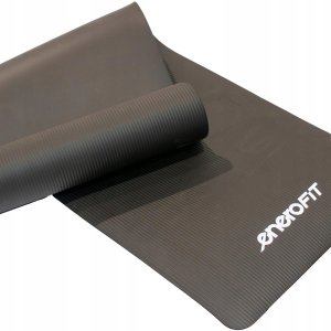 Enero Fit MATA FITNESS NBR antypоślizgowa 183x61x1.5CM CZARNA + POKROWIEC 4