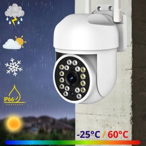 Zewnętrzna Kamera Obrotowa 8MPx IP Wi-Fi ULTRA HD Funkcje AI Mikrofon BIAŁA 5