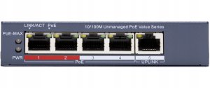 Switch Hikvision SWITCH POE DS-3E0105P-E/M(C) 4-PORTOWY 2