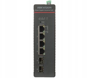 Switch Hikvision ZARZĄDZALNY SWITCH PRZEMYSŁOWY POE DS-3T1506HP-SI-4P2F/NO POWER UNIT 4-PORTOWY SFP 2