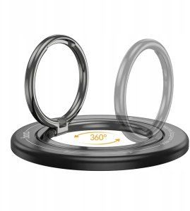 Hoco Uchwyt na telefon na palec Ring GH3 czarny 6