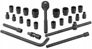 Zestaw narzędzi 1/2" 24el. (8-32mm) (6-kątnych) 2