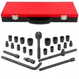 Zestaw narzędzi 1/2" 24el. (8-32mm) (6-kątnych) 4