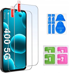 krainaGSM Etui Pancerne CZARNE SLIDE do Honor 400 wzmocnione + 2x Szkło 8