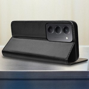 Etui Skórzane Zamykane MAGNETYCZNE CASE do Xiaomi Redmi 15 4G | 5G + SZKŁO 6